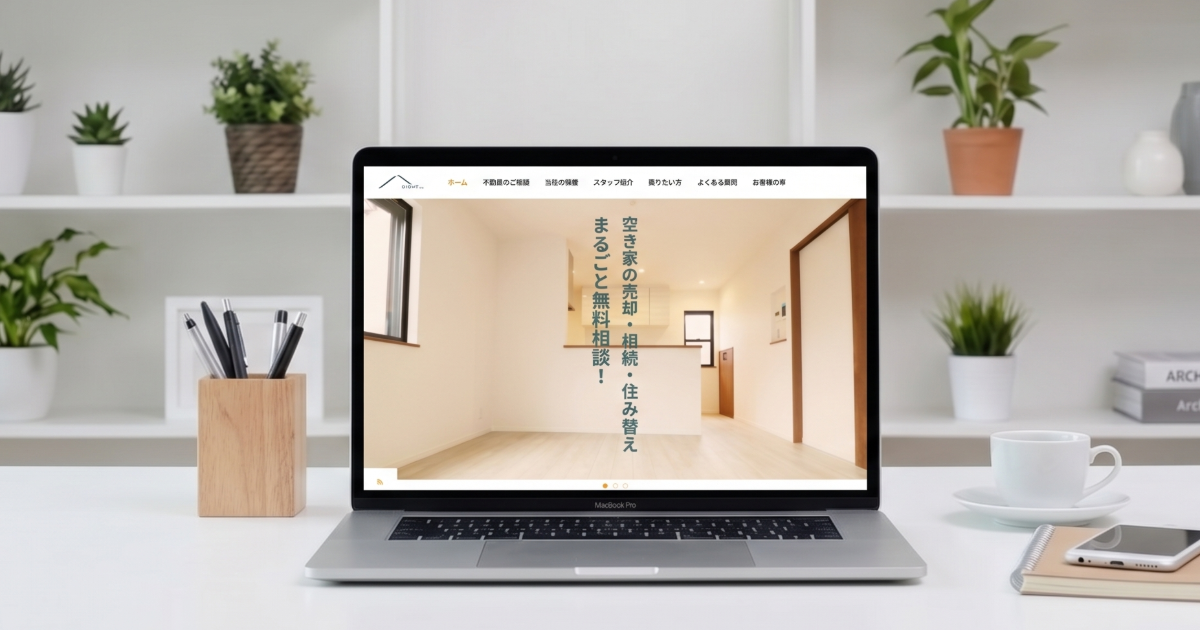 【制作事例】エイト不動産様 Webサイトリニューアル